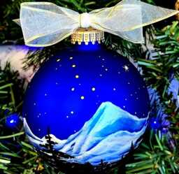 Personalizable Handpainted Big Dipper Christmas Ornament - thumbnail 1