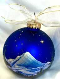 Personalizable Handpainted Big Dipper Christmas Ornament - thumbnail 2