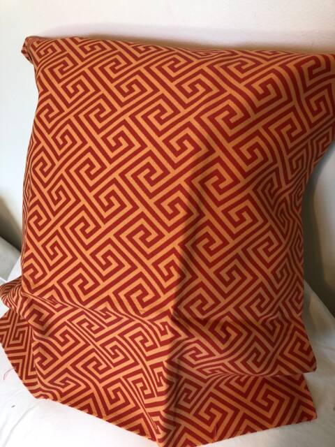 st Tropez in Mango Indoor/Outdoor - This Listing Is For One Pillow