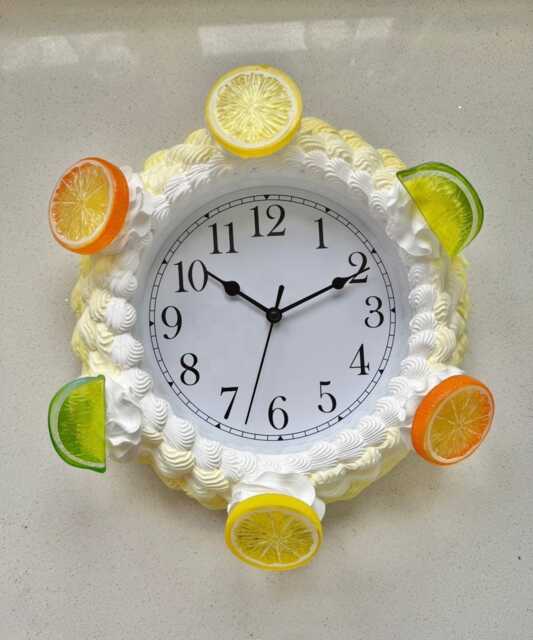 Citrus Lemon Cake Clock - image 1
