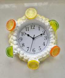 Citrus Lemon Cake Clock - thumbnail 1