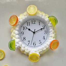 Citrus Lemon Cake Clock - thumbnail 2