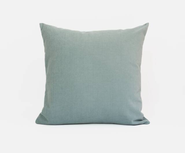 Cosy Cotton Linen Mint Cushion Cover Home Decor Blue Throw Pillow Lumbar - All Sizes - image 1