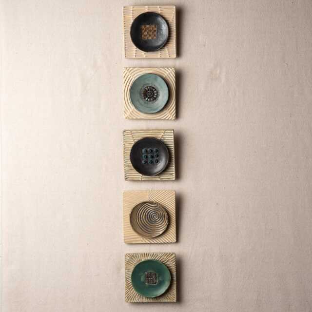 Calm Bedroom Art, Ceramic & Mosaic Wall Art - Made To Order Original Tranquility - image 1
