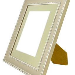 Scandi Clay Photo Frame Light Grey Mount, Recycled Plastic - thumbnail 3