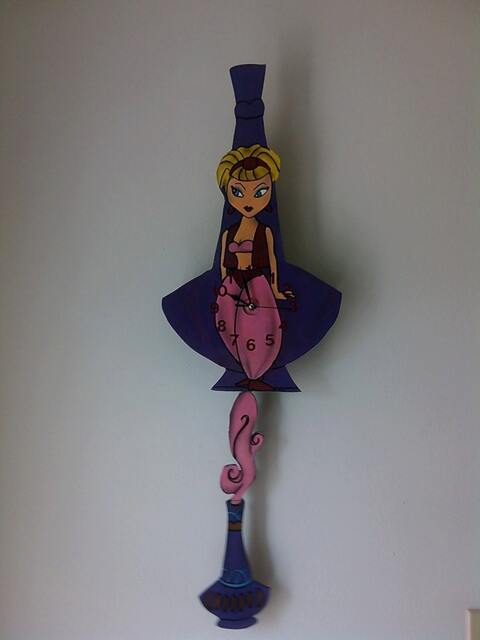 I Dream Of Jeanie Pendulum Wall Clock