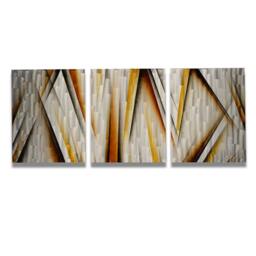 "Metal Wall Art Modern Abstract Sculpture, Xl 76""X30" - thumbnail 2