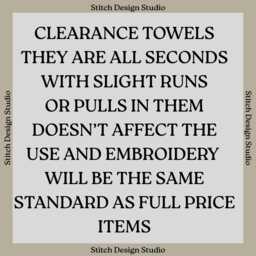Clearance , Personalised Embroidered Beach Towel, Swimming Green, Blue, Red, Orange & Grey. Add Initials Or Name. Customised - thumbnail 2