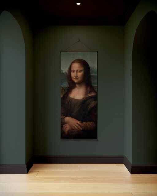 Mona Lisa Tapestry - Wall Hanging Unique Art - image 1