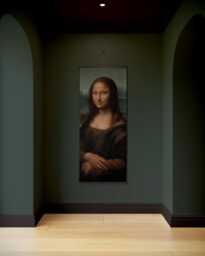 Mona Lisa Tapestry - Wall Hanging Unique Art - thumbnail 1