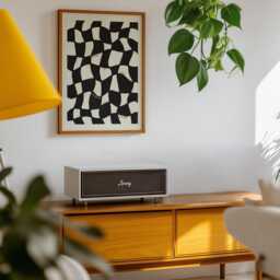 Wavy Checkered Black Art Print, Start It Now, Perfect Later, Mid Century Modern Alternative Abstract Wall Artwork, Unframed - thumbnail 3