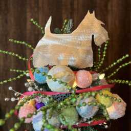 Scottish Terrier, Scottie Dog Christmas Tree Topper, Yard Stake, Wall Art, Shelf Decoration, Holiday, Lover Gift, Metal, Scotty - thumbnail 4