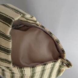 Doorstop in Striped Ticking Fabric, Filled Or Unfilled, Heavy Door Stop, Handmade UK - thumbnail 3