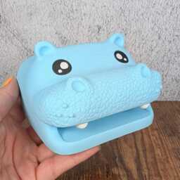 Hippo Desk Organiser, Sticky Note & Pen Holder, Office Accessory - thumbnail 4