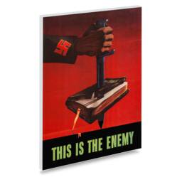 "Reprint Of A Us Ww2 Propaganda Poster - ""This Is The Enemy" - thumbnail 2