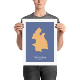 Tipperary Map Print, Modern Irish Wall Art - thumbnail 2