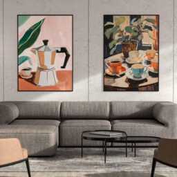 Set Of 2 Coffee Posters, Prints, Kitchen Decor, Print, Wall Art, Food & Drink Shop Art - thumbnail 3