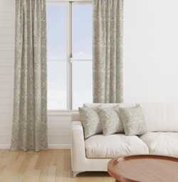Custom Made William Morris Strawberry Thief Natural Blackout Lining Curtains 3 - thumbnail 1