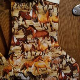 Christmas Stocking With Horse Print - thumbnail 3