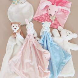 Personalised Plush Animal Baby Comforter Blanket - thumbnail 2