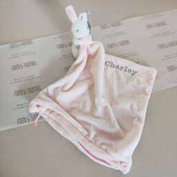Personalised Plush Animal Baby Comforter Blanket - thumbnail 3