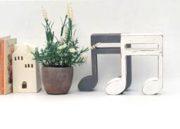 Wood Notes Decor, Musician Gift Ideas, Musical Notes, Decorative Music Music Wall Art - thumbnail 1