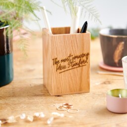 Personalised Thank You Teacher Gift Pen Holder