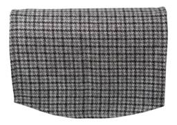 Harris Tweed Antimacassar Chair Back - Ebony Houndstooth