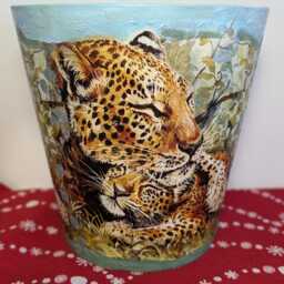 Plant Pot, Ceramic Pot, Flower Pot, Garden Pot, Outdoor & Indoor Pot, Plant Planter, Gift, Decoupage, Pot & Saucer, Garden Decoration, Planter, Pot - thumbnail 2
