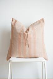 "Handmade Hemp Pillow Cover Vintage Karen Tribal Design - 22""x22" - thumbnail 1