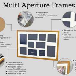 Multi Aperture Photo Frame. Holds Four 8x6 - thumbnail 3