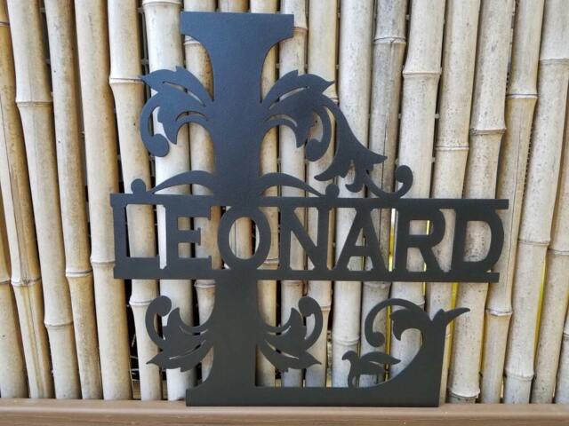 Monogram Wall Hanging, Married Name, Wedding Initial, Front Door Monogram, Gift Ideas, Family, Gift, Initial , New Home - image 1