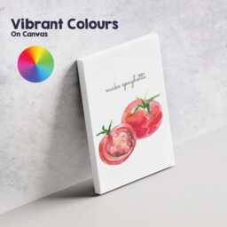 Watercolour Make Spaghetti Tomato Kitchen Quote Canvas Wall Art Print Decor Picture Ready To Hang - thumbnail 4