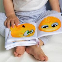 Emotions Cloth Book Baby Educational Infant Toy - thumbnail 2