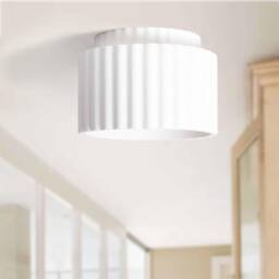 Greece Double - White Ceramic Ceiling Light Spotlight Fixture Entryway Lighting Minimalist Sconce- Hallway Lamp