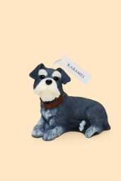 Handcrafted Schnauzer Candle Soy Wax Dog Lover Gift - thumbnail 1