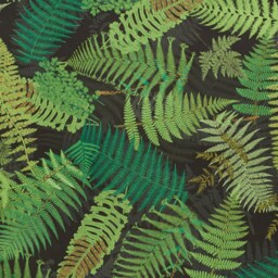Schumacher - Fernarium Green & Black Imaginative Fern Fronds Designer Cushion Cover Handmade Throw Pillow Luxury Home Decor - thumbnail 3
