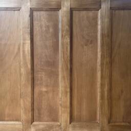 Hardwood Solid Wall Period Panelling With Antique Wax Finish - Look Arts & Crafts Handmade - thumbnail 3