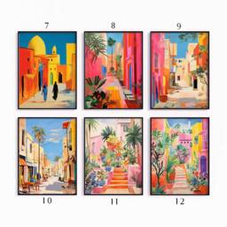 Iraq Poster Set, Iraqi Travel Prints, Islamic Art, Decor, Folk Art Poster, Gallery Wall, Gift, A1/A2/A3/A4 - thumbnail 2