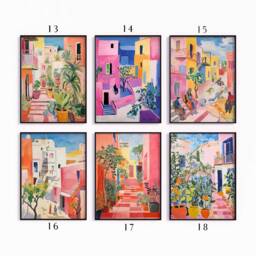 Iraq Poster Set, Iraqi Travel Prints, Islamic Art, Decor, Folk Art Poster, Gallery Wall, Gift, A1/A2/A3/A4 - thumbnail 3