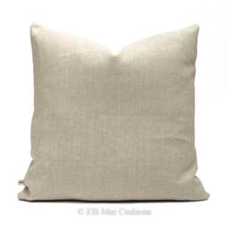 Cabbages & Roses Natural Meggernie Black Designer Linen Cushion Pillow Cover - thumbnail 2
