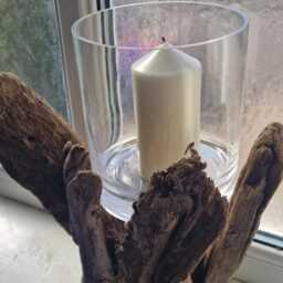 Drifwood Candle Holder - thumbnail 2