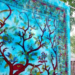 Indian Tapestry Hippy Mandala Wall Hanging Twin Size Bedsheet Urban Style Best Gift Tree Of Life Tie Dye Tapestries - thumbnail 3
