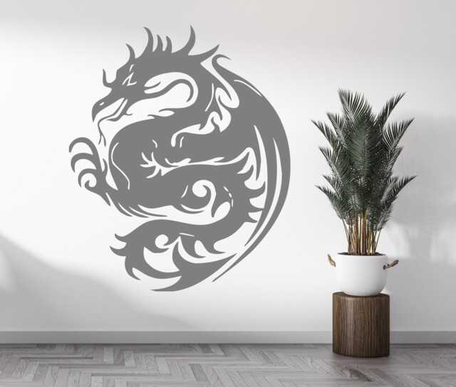 Dragon Wall Decal Removable Vinyl Sticker For Kids' Room 4660 - image 1