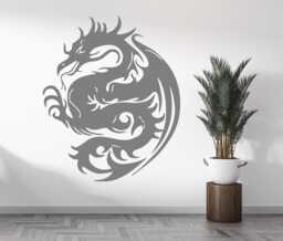 Dragon Wall Decal Removable Vinyl Sticker For Kids' Room 4660 - thumbnail 1