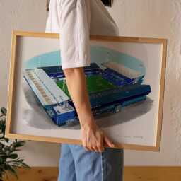 Ipswich Football Club Art Print Portman Road Illustration - thumbnail 2