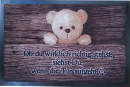 "Floor Mat ""Whether You Really Stand Right"