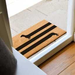 Long Dachshund Doormat - Weiner Dog Custom Welcome Mat Cute Breed Home Decor- Funny - thumbnail 2