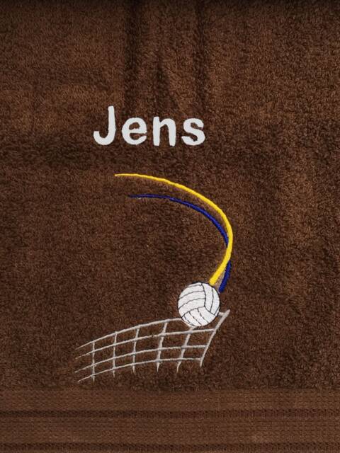 Volleyball Personalised Embroidered Towels - image 1