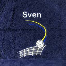 Volleyball Personalised Embroidered Towels - thumbnail 3